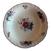 Large antique fine earthenware plate – Sarreguemines – Aigreste decoration