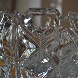 Vase vintage crystal mold czechoslovakia years 50
