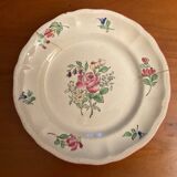 Set of 2 decorative floral plates