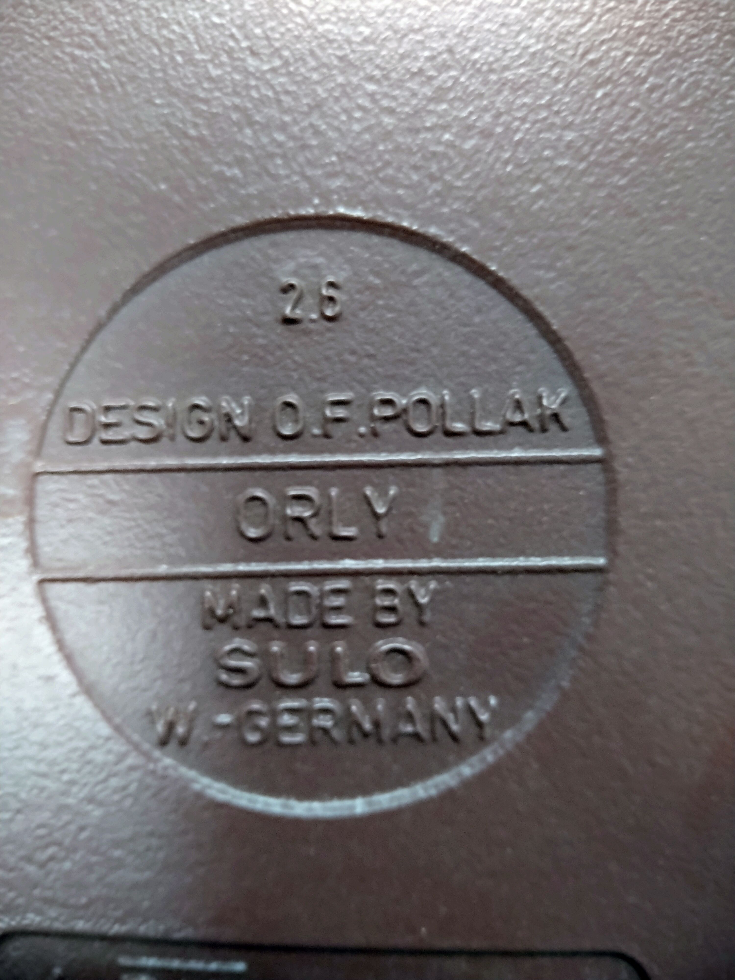 Set of 8 chairs Orly design by Pollak 1975 vintage