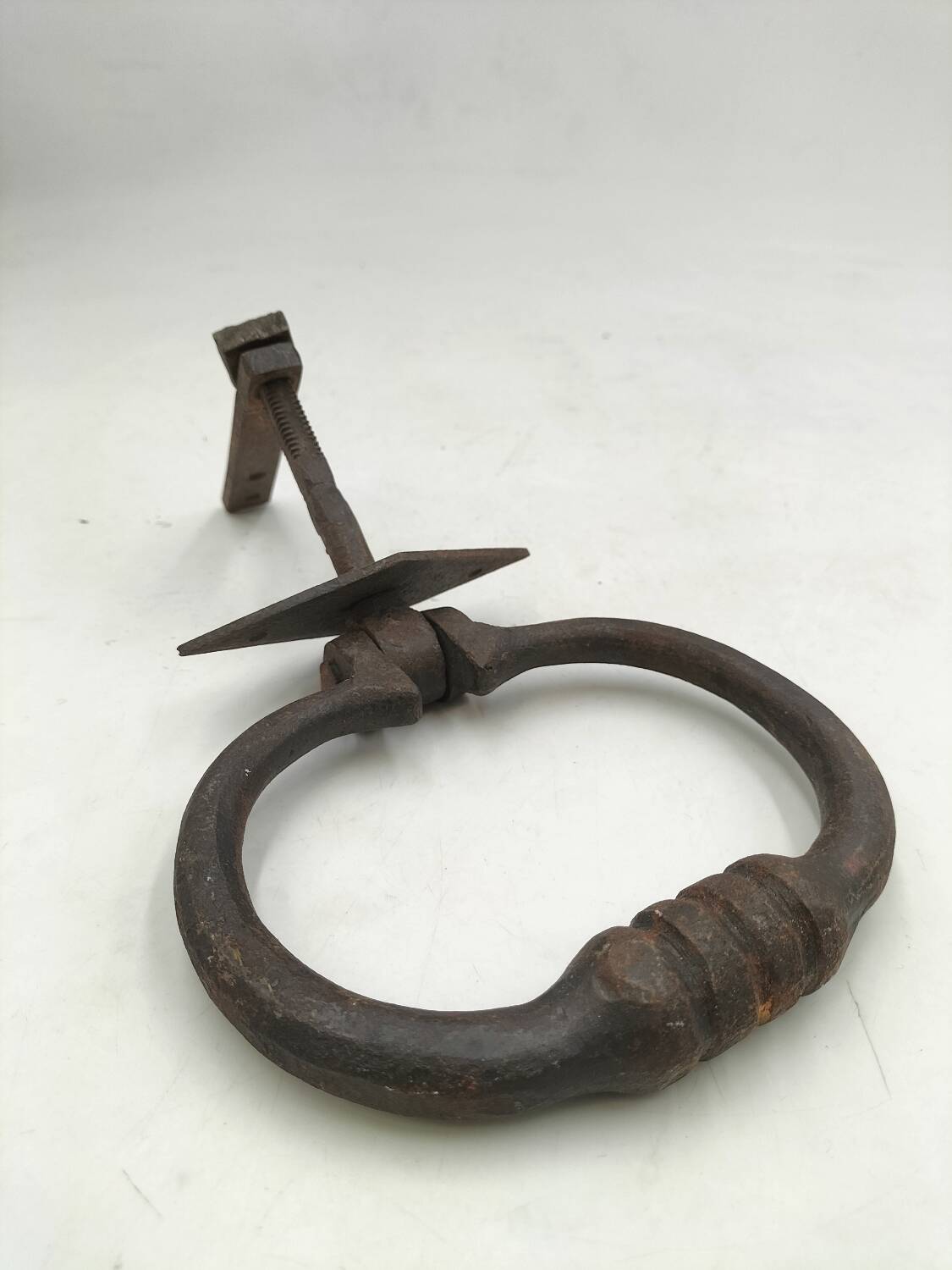 Old wrought iron door knocker