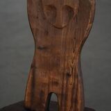 Mid-century Swedish ensemble, set of 4 "Sports Cabin" chairs handmade in pine, 1940s.