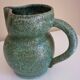 Zoomorphic pitcher in fat lava ceramic, signed Accolay, 1960s/1970s