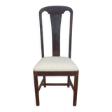 Vintage 70s/80s chair reupholstered in bouclé