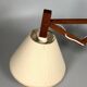 Applique murale des années 1960 1970, lampe ciseaux en teck, Danemark, design danois