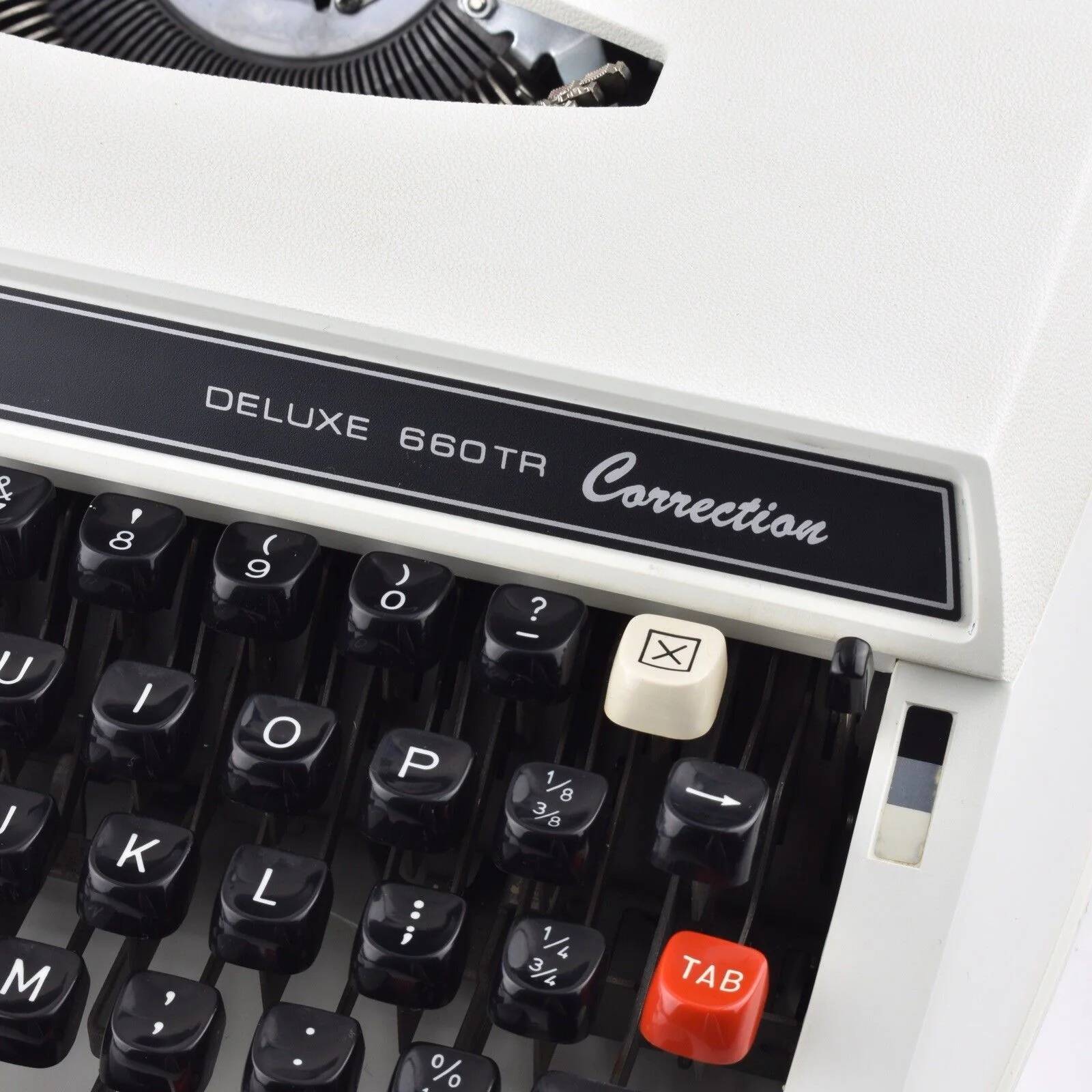Brother de luxe 660TR typewriter correction RARE