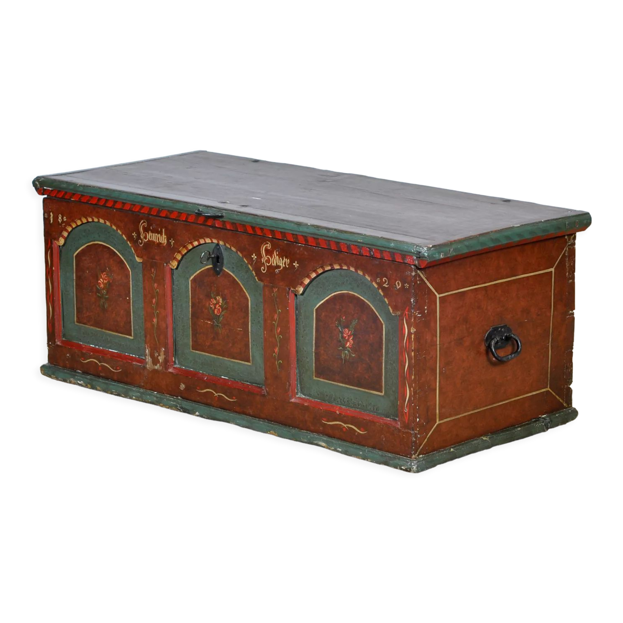 German Wedding Chest From 1820