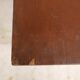 Vintage wooden and leather desk dining table