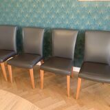set of 6 (4 chairs and 2 armchairs) "vittoria" by Poltrona Frau.