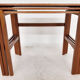 Mid-century teak nesting tables, The Netherlands 1950's