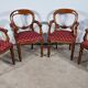 Suite of four armchairs, Louis-Philippe style - 1980s