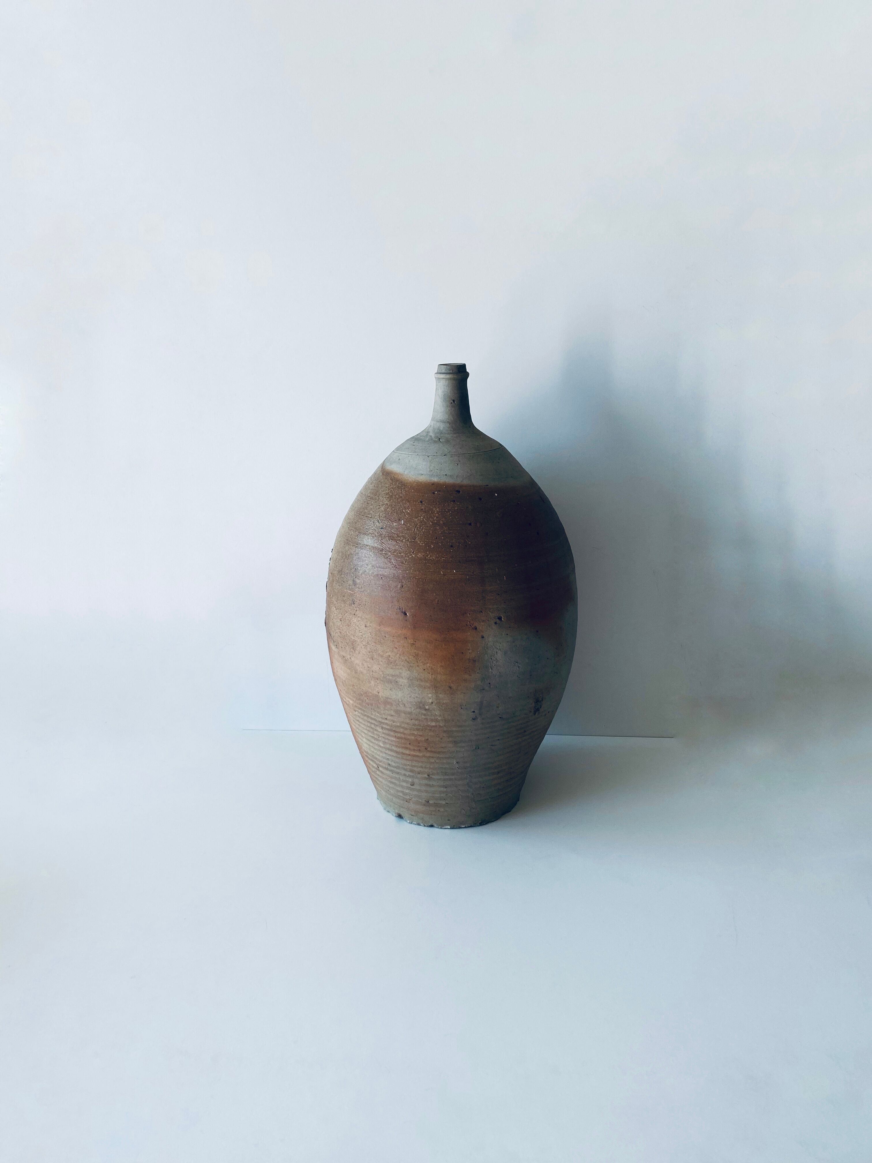 Very large old sandstone jar