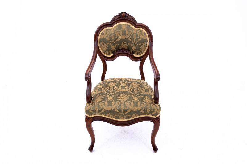 Antique armchair from around 1880, France. After renovation.