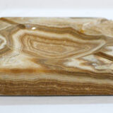 Veined onyx marble ashtray
