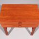 Vintage teak chest of drawers with leather handles by Fröseke Nybrofabrik