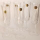 Champagne flutes in Arques crystal