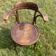 J J Kohn curved wood office chair
