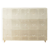 Acrylic chest of drawers, unique piece, 1980s