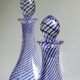 2 crystal glass bottles by Pasabahce