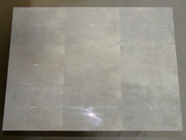 Table de chevet en galuchat