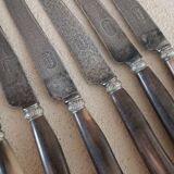8 couteaux anciens lames en acier