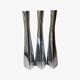 Set of 3 silver candlestick holders, denmark
