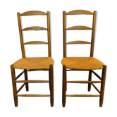 Pair of mulched chairs