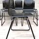 Lot de 6 chaises vintage Galvanitas S23