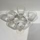 Set of 4 bistro glasses early XX century