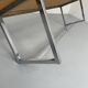 Ancienne et XXL table basse design italien année 70 placage palissandre