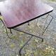Floor lamp of the 50s magazine holder and tablet reader lamp formica