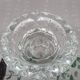France 12 Clear Glass/Crystal Candle Holder