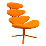 Corona Sepctrum armchair, model EJ 5-S, designed by Poul M. Volther, Erik Jørgensen, Denmark.