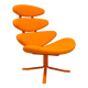 Corona Sepctrum armchair, model EJ 5-S, designed by Poul M. Volther, Erik Jørgensen, Denmark.