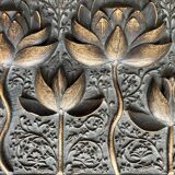 Carved wooden jewelry box