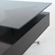 Bureau d'angle exécutif Abbondinterni en acajou et verre, Italie, 1970