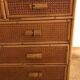 Rattan chest of drawers