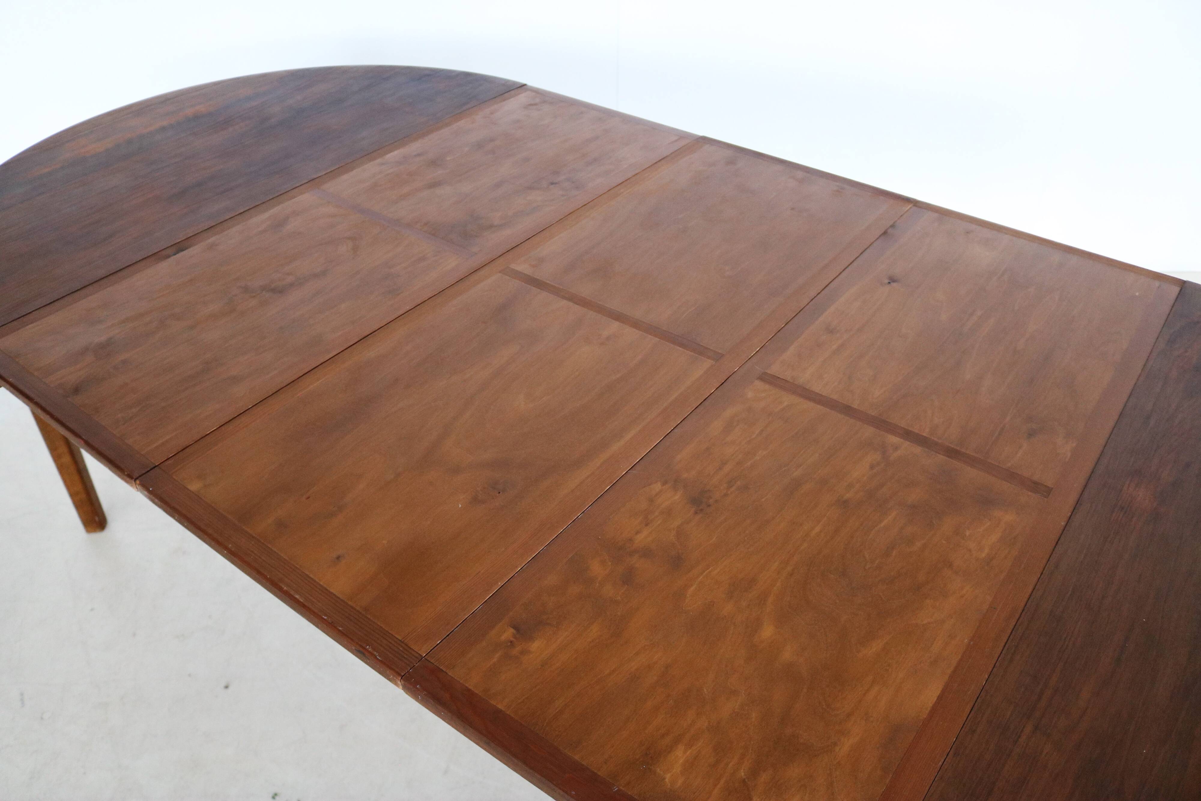 Vintage rosewood extandable dining table
