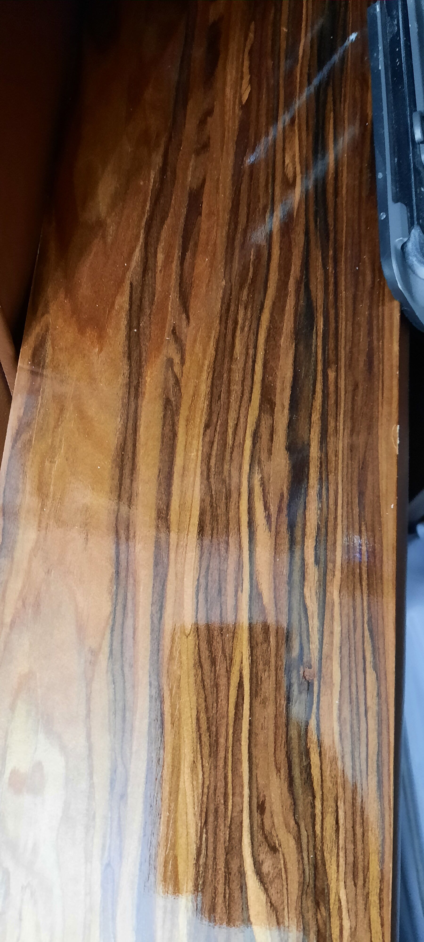 Art Deco leather convertible sofa