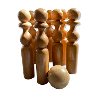 Wooden bowling