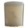 Large heavy glass wall light with a brass frame from the mid-century, 1950s, Italy.