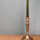Antique brass candlestick (C1)