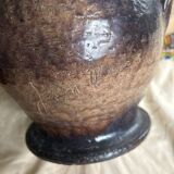 Brutalist ceramic pitcher Jean Marais