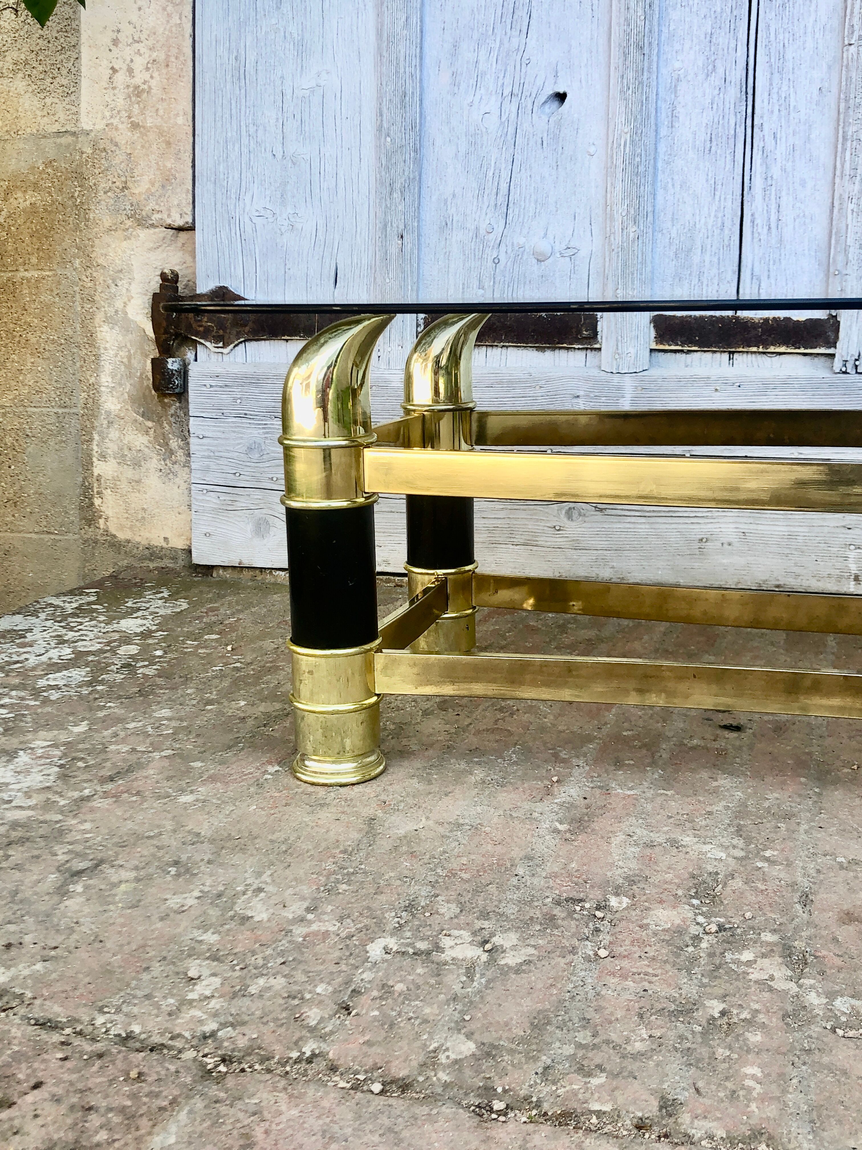 Hollywood regency coffee table