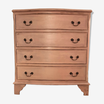 Commode anglaise rose shabby