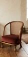 English Bergère Armchair with Caned Backrest, 1900s