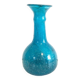 Vase bleu verre soufflé