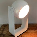 Vintage Table Lamp White Space Age Look Massive 90's design