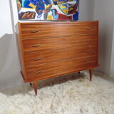 Vintage chest of drawers from the 60s teak