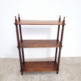 19th century shelf with walnut rosary